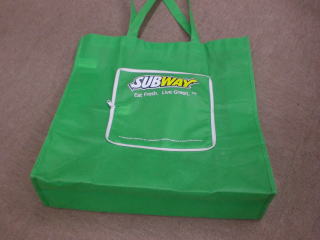 SUBWAYエコバック